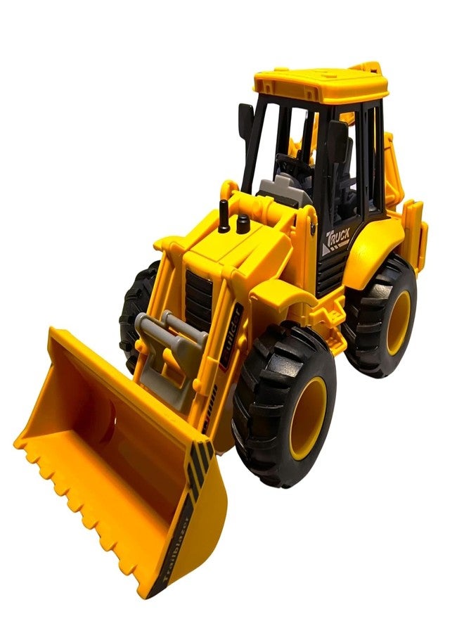 YUIOP - Friction JCB Truck for Kids - Simulation Model - Movable, Adjustable Parts (Yellow) (Pack of 1) - Image 5